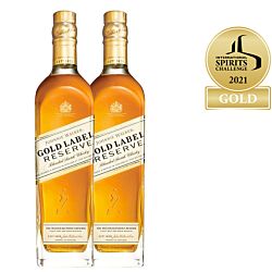 Johnnie Walker Gold Label Reserve Blended Scotch Whisky 2X1L Twinpack