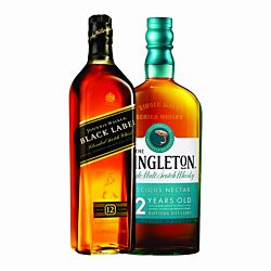 Johnnie Walker Black Label and The Singleton of Glendullan 12 YO 