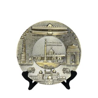 VIBGYOR Metal Plate Delhi and Taj-Gn