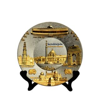 Metal Plate Delhi + Taj -S/G