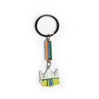 Metal Key Ring Charm India-Taj