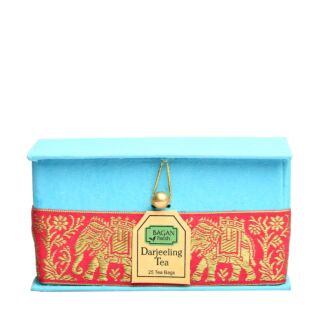 Darjeeling Tea Bags in Black Hand Made Paper Box (25x2gms)