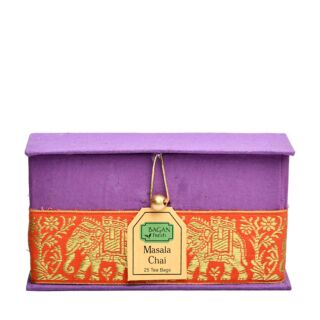 Masala Chai Tea Bags in Black Hand Made Paper Box (25x2gms)