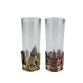 Premium Metal Shot Glass India - Tall