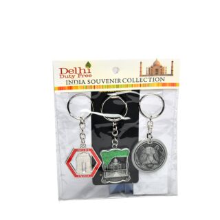 VIBGYOR Metal Key Ring Charm India-Bus