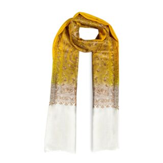 C&C Aari Jamawar Fine Wool Stole