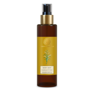 Forest Essentials Body Mist Sandalwood & Vetiver | Hydrating Earthy & Woody Fragrance