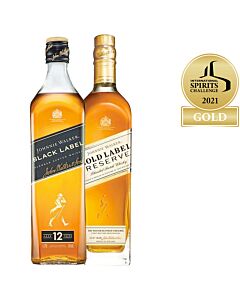 Johnnie Walker Black Label and Johnnie Walker Gold Label Reserve 2x1L