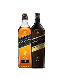 Johnnie Walker Black Label Aged 12 YO and Johnnie Walker Double Black 